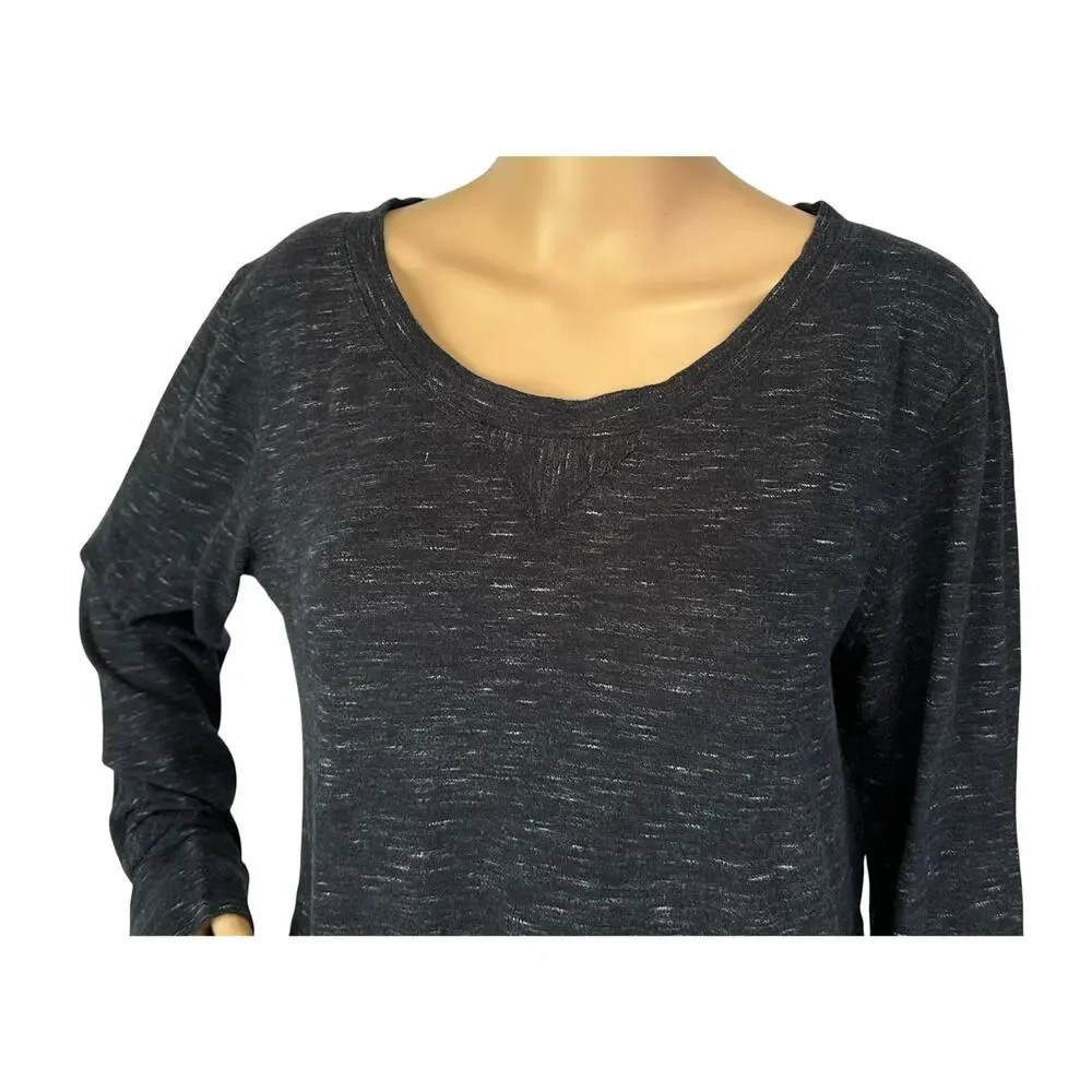 J. Crew Wool Blend Heathered Top Gray Size XL